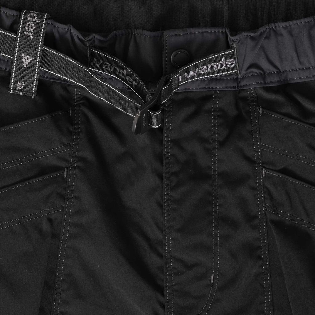 And Wander Double Pocket Pants - Black