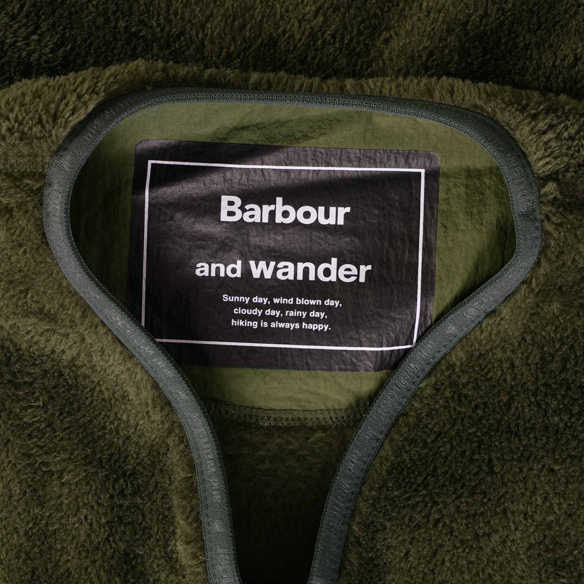 Barbour x And Wander Fleece - Olive
