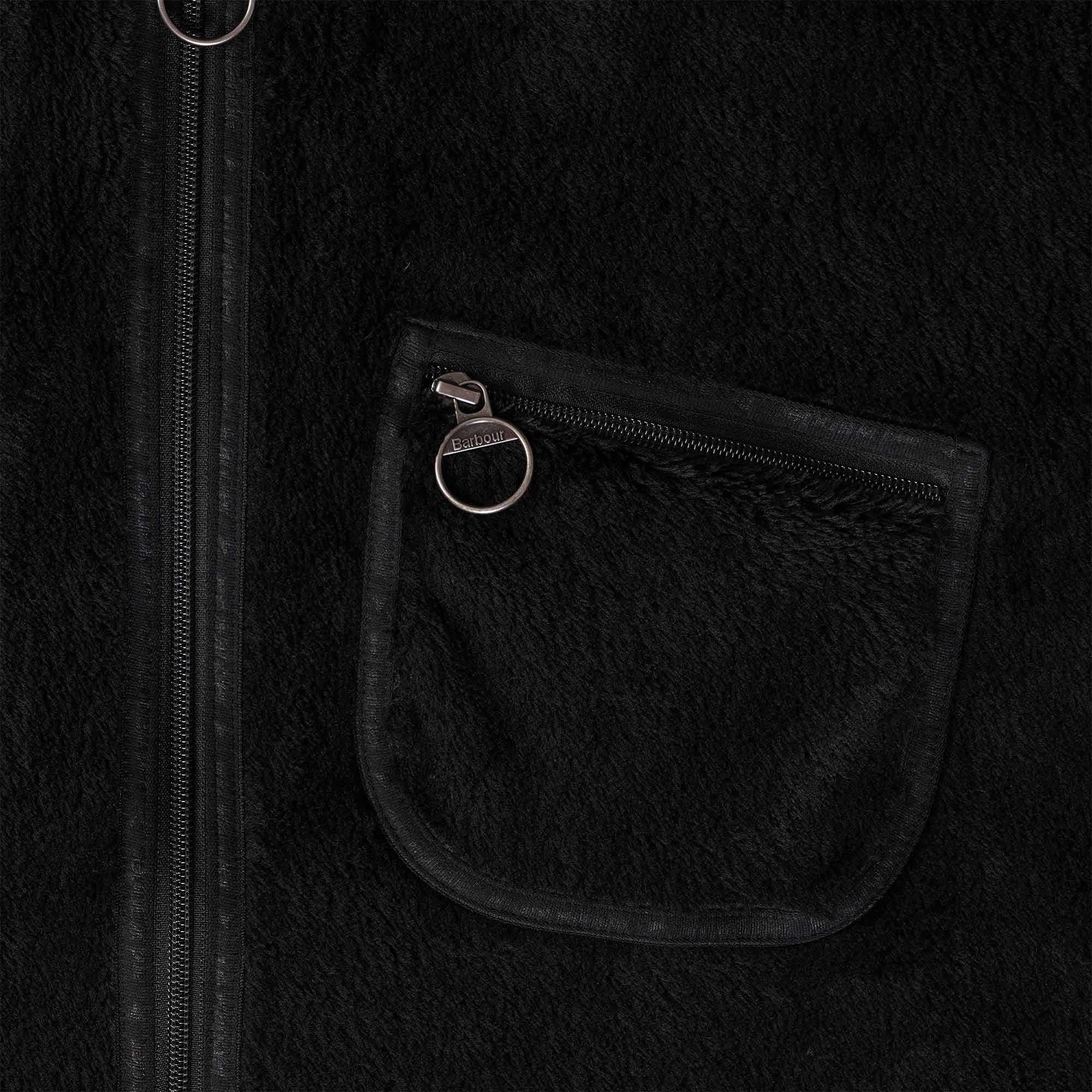 Barbour x And Wander Fleece - Black