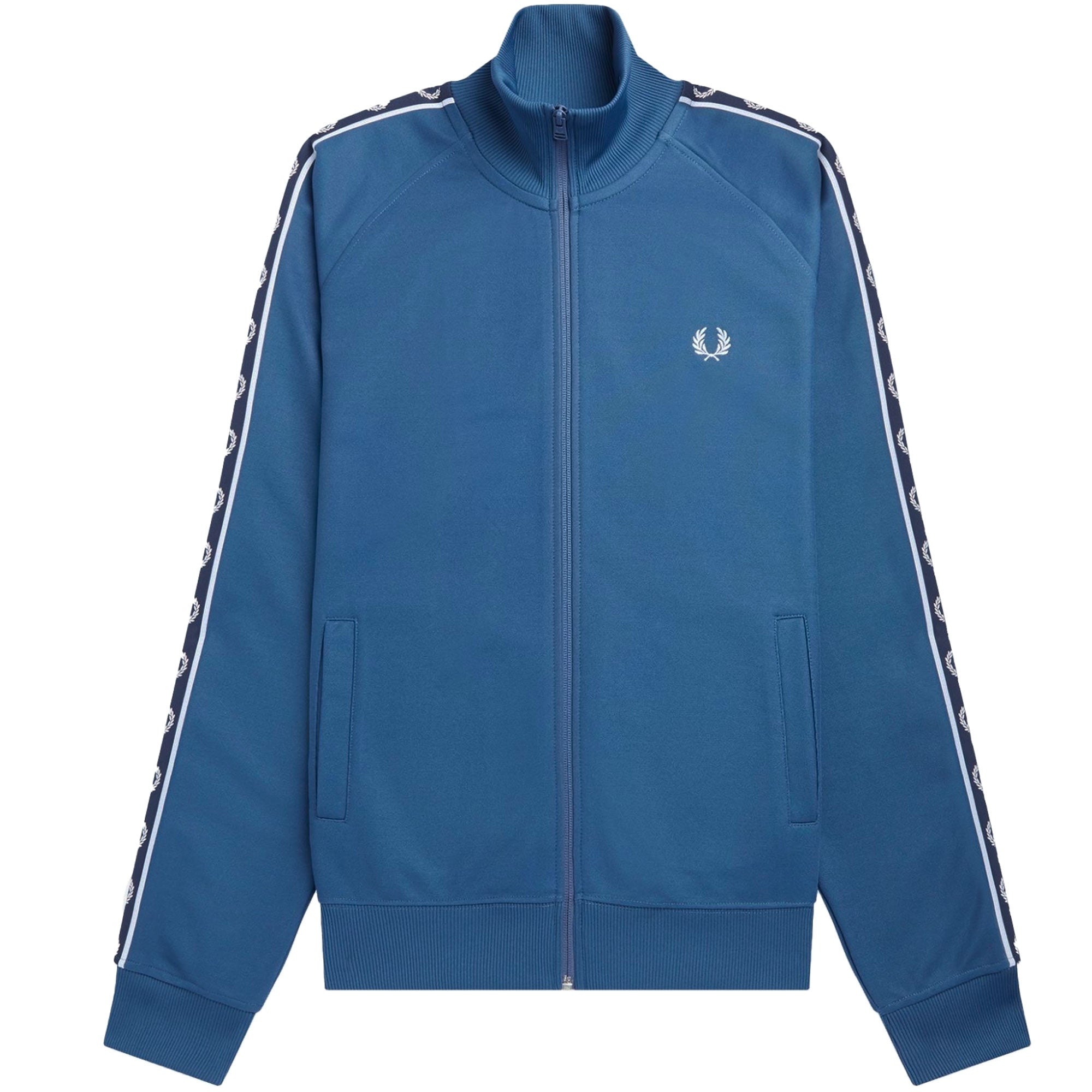 Fred Perry Contrast Tape Track Jacket - Midnight
