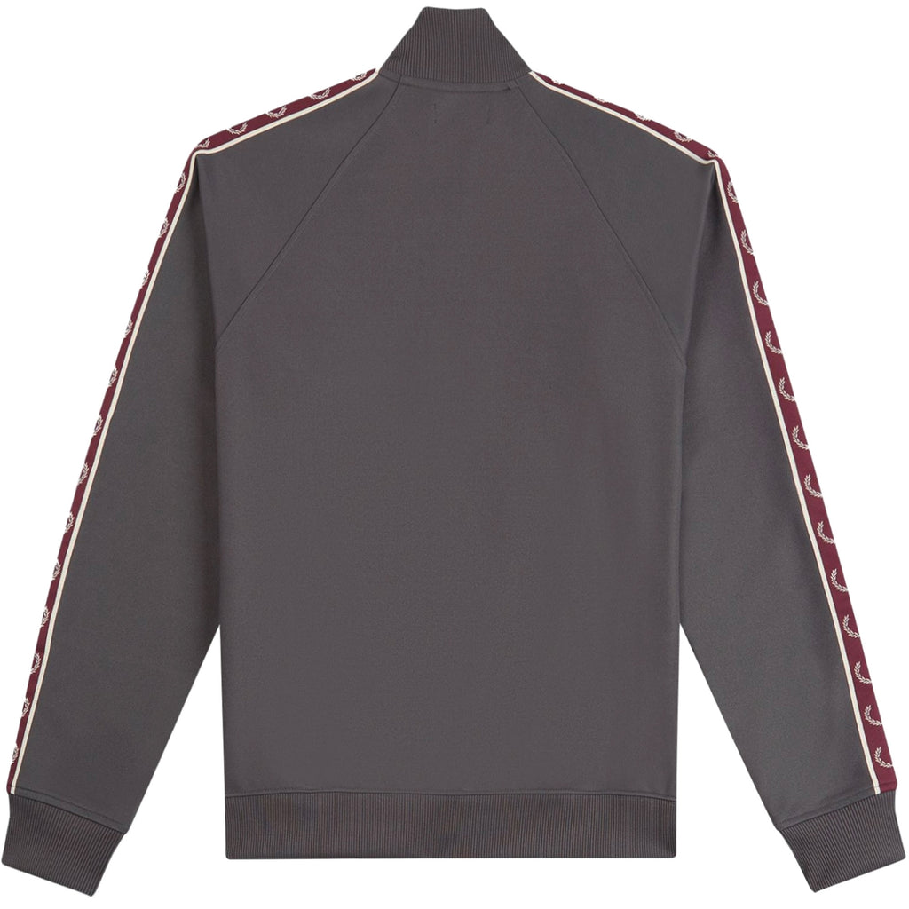 Fred Perry Contrast Tape Track Jacket - Gunmetal