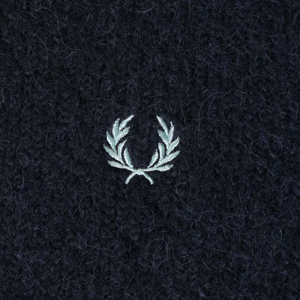 Fred Perry Alpaca Blend Crew Neck Jumper - Navy