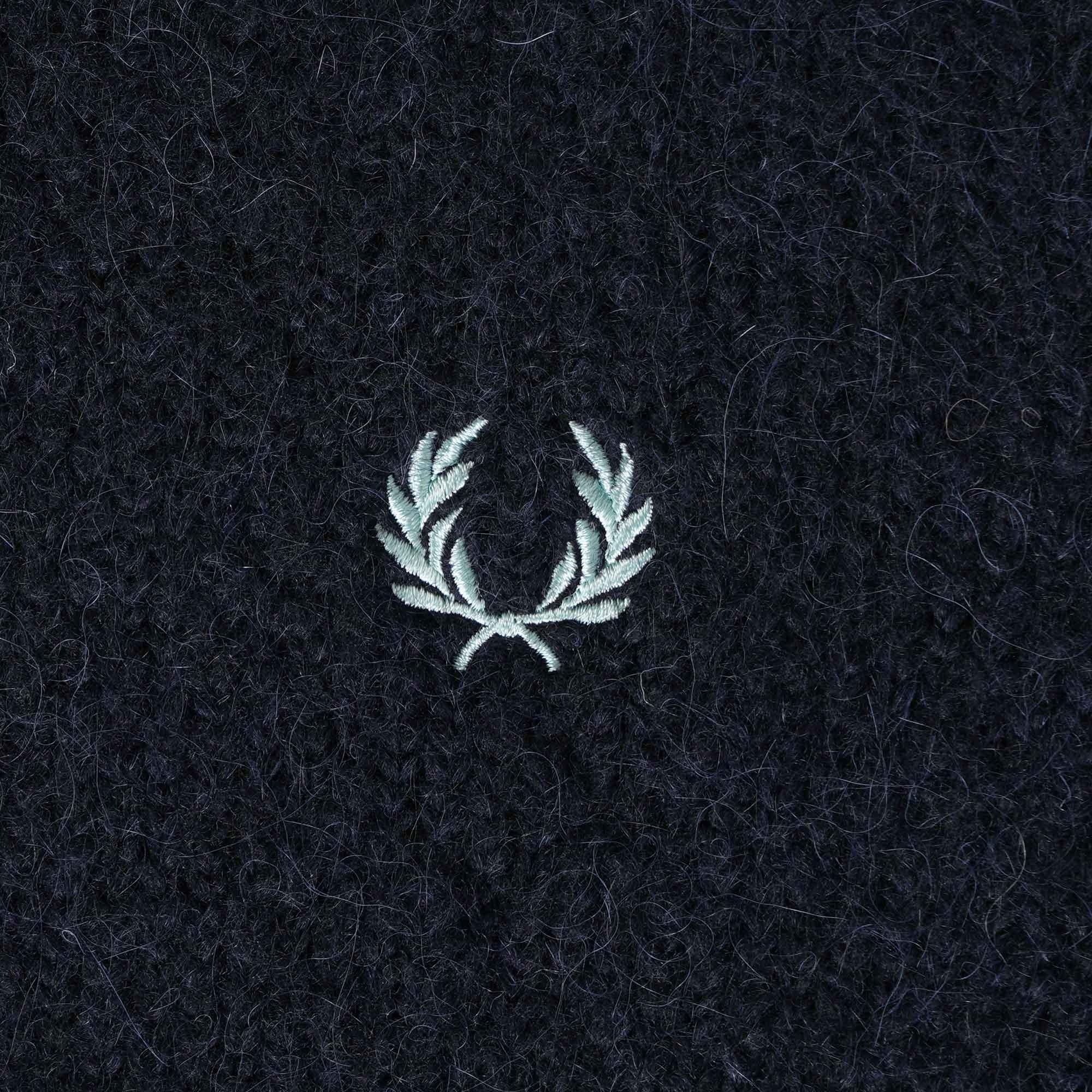 Fred Perry Alpaca Blend Crew Neck Jumper - Navy