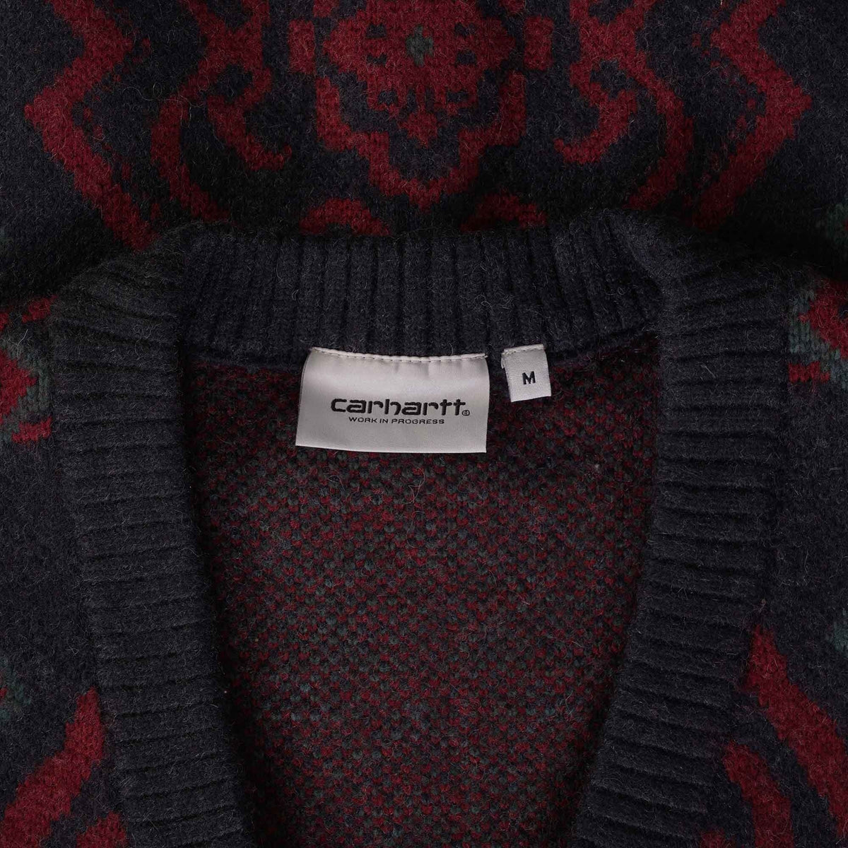 Carhartt WIP Verse Cardigan - Verse Jacquard/Dark Navy – Stuarts 