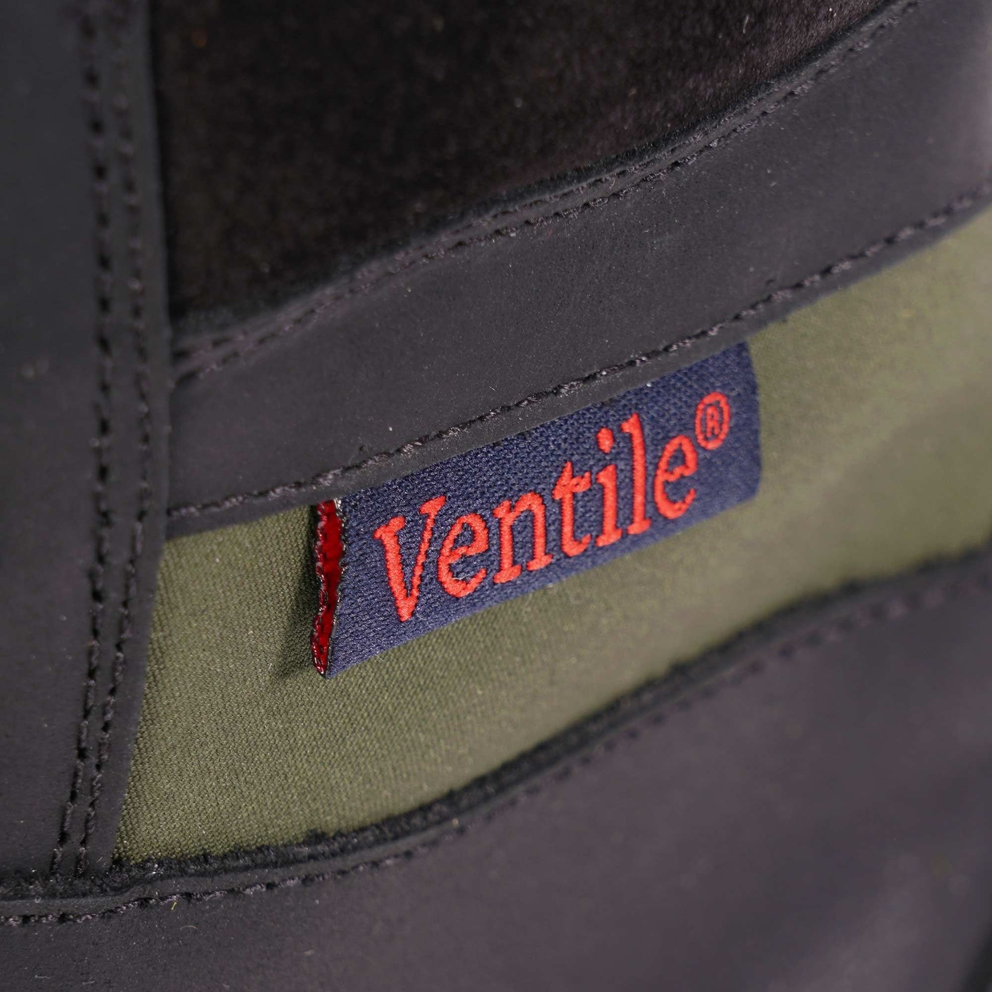 1460 Made In England Padded Panel Lace Up Boots - Black/Olive