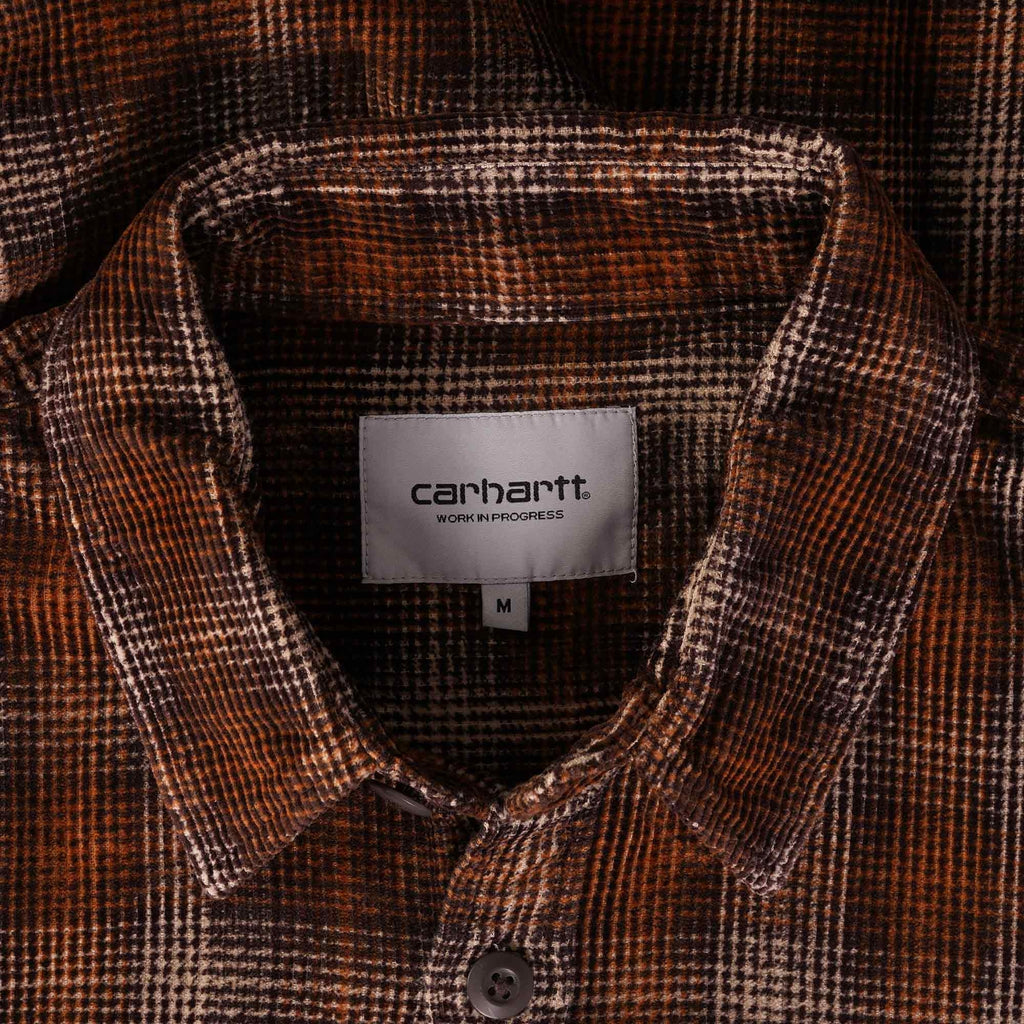 Carhartt WIP Long Sleeve Flint Shirt - Hamilton Brown