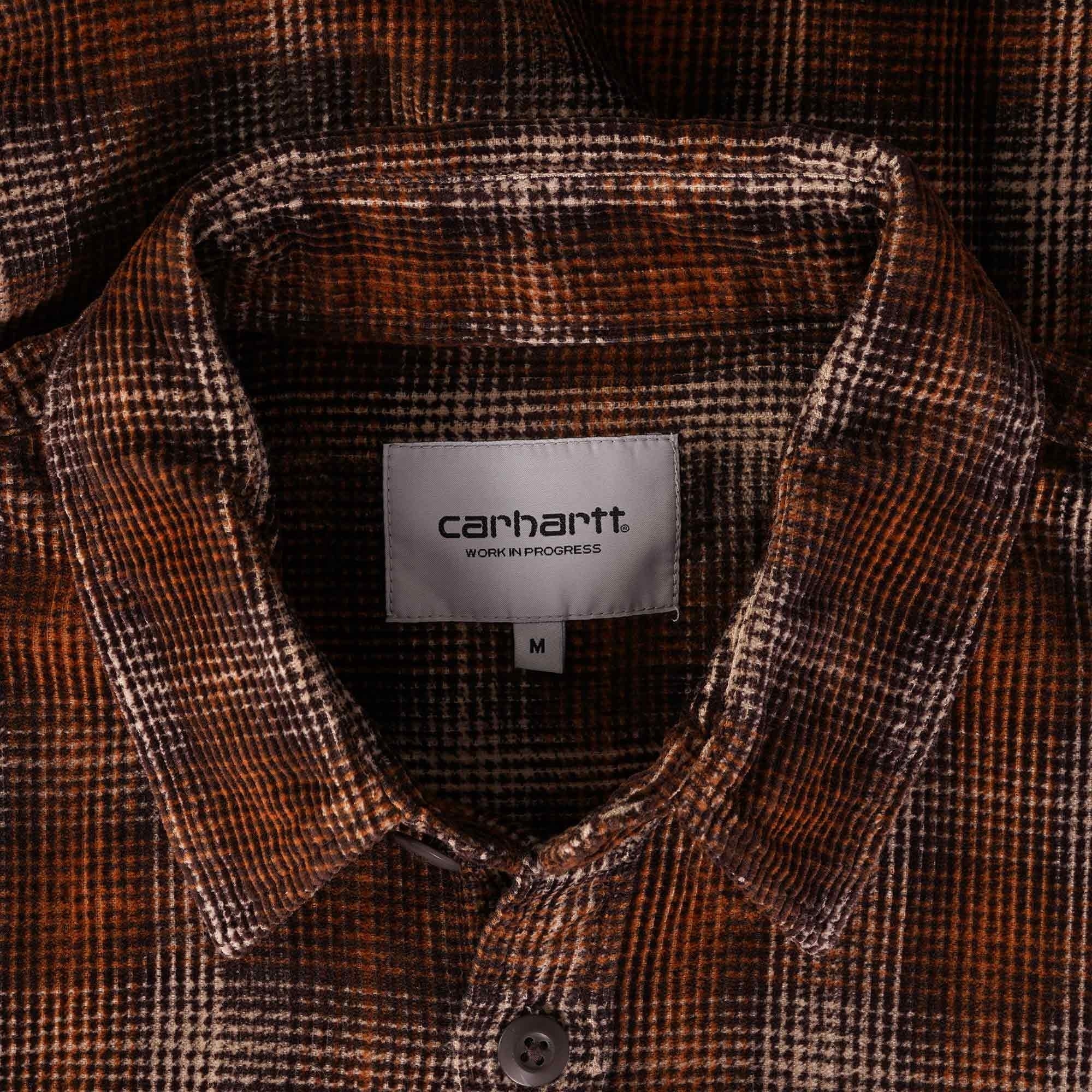 Carhartt WIP Long Sleeve Flint Shirt - Hamilton Brown