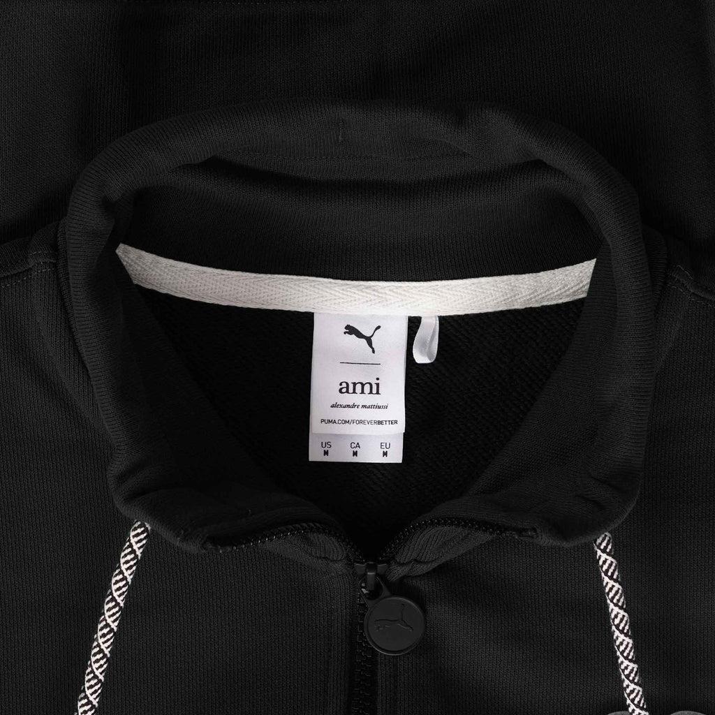 Puma x AMI Half Zip Sweatshirt - Black