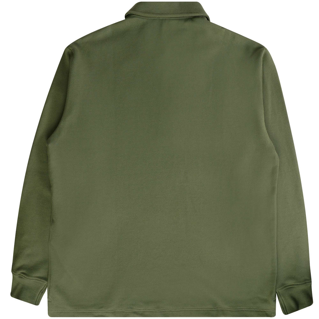 Armor Lux Long Sleeve Polo Shirt - Military