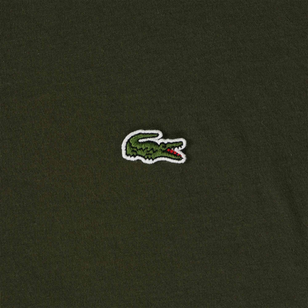 Lacoste Crew Neck Pima Cotton Jersey T-shirt - Khaki