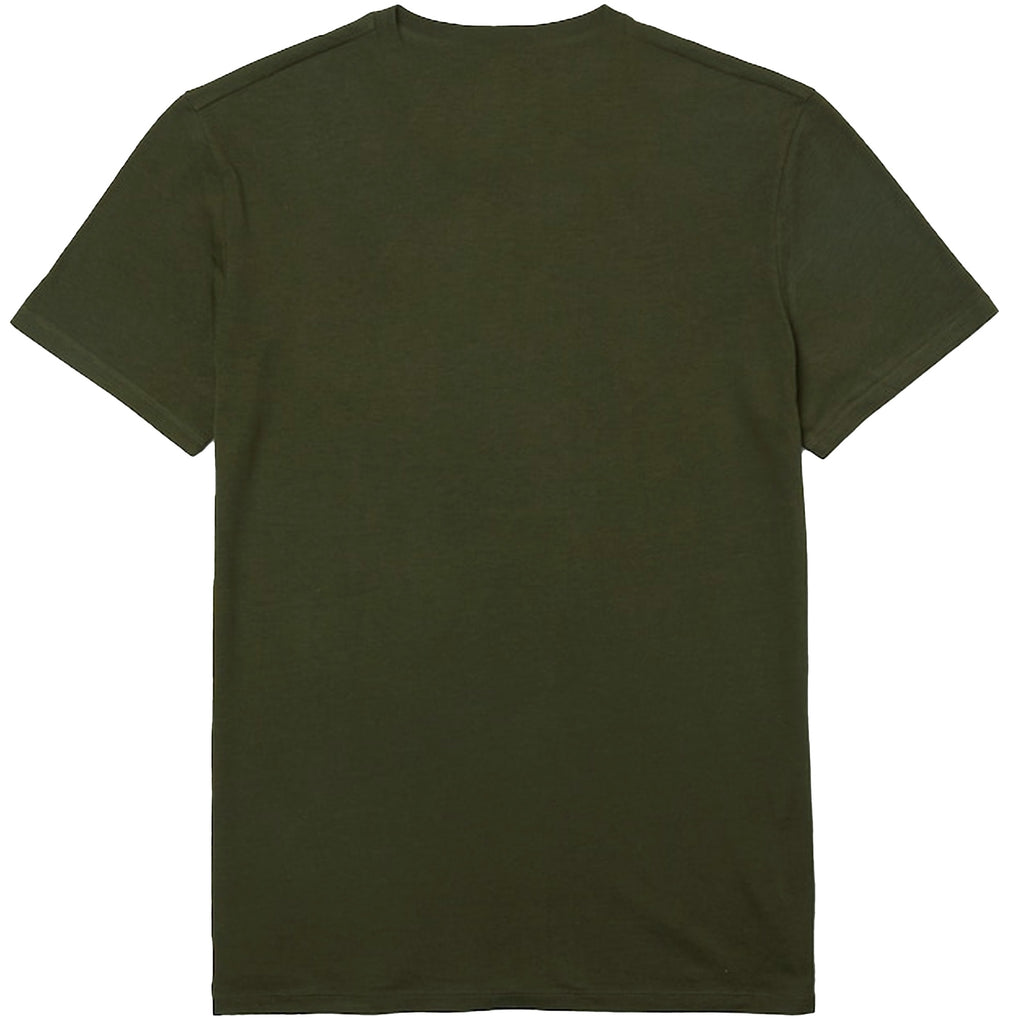 Lacoste Crew Neck Pima Cotton Jersey T-shirt - Khaki