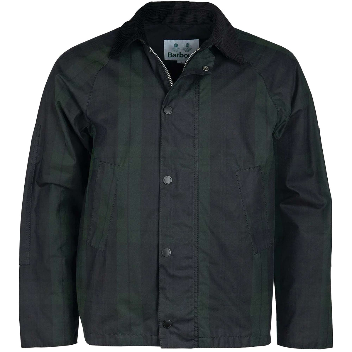 Barbour Slim Line Blackwatch Nara Wax Jacket Blackwater Stuarts London barbour-slim-line-blackwatch-nara-wax-jacket-blackwater-stuarts-london