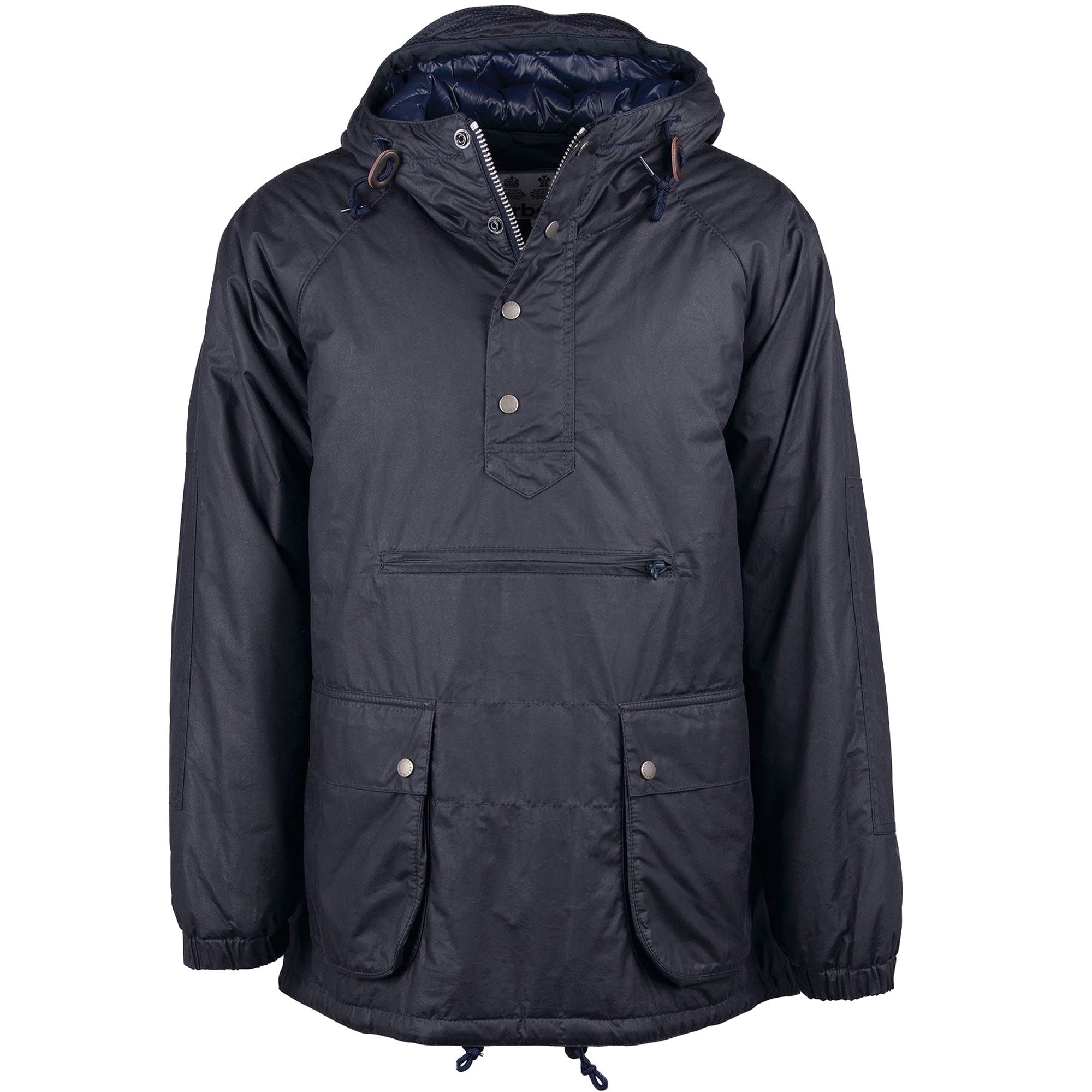 Barbour Slim Line Nagoya Overhead Wax Jacket - Navy