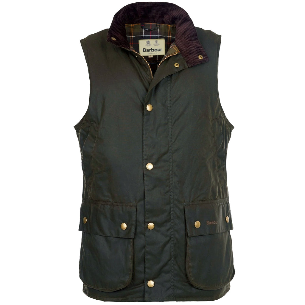 Barbour New Westmorland Wax Gilet - Olive