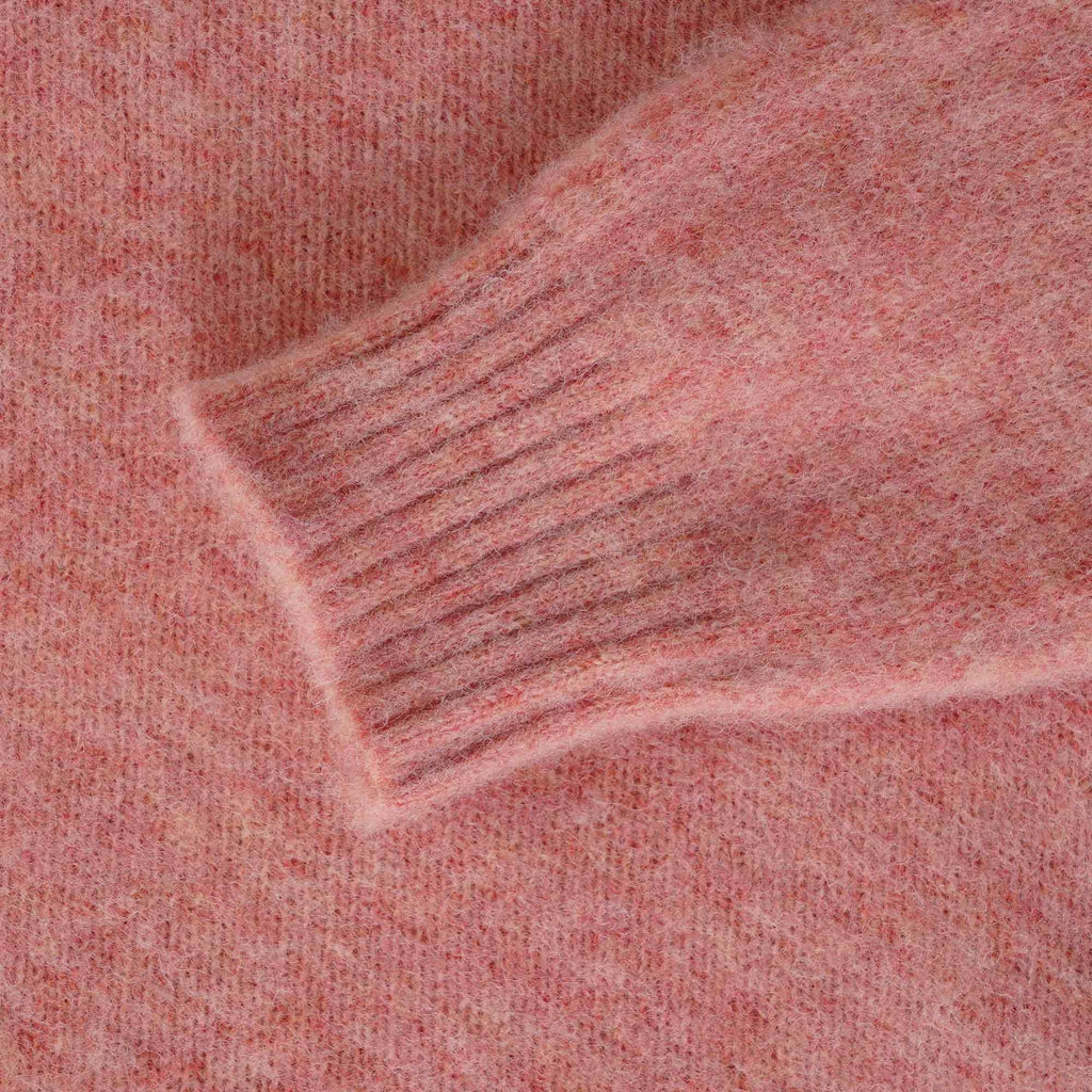 Shetland Woollen Co Shaggy Crew Knit - Sunglow