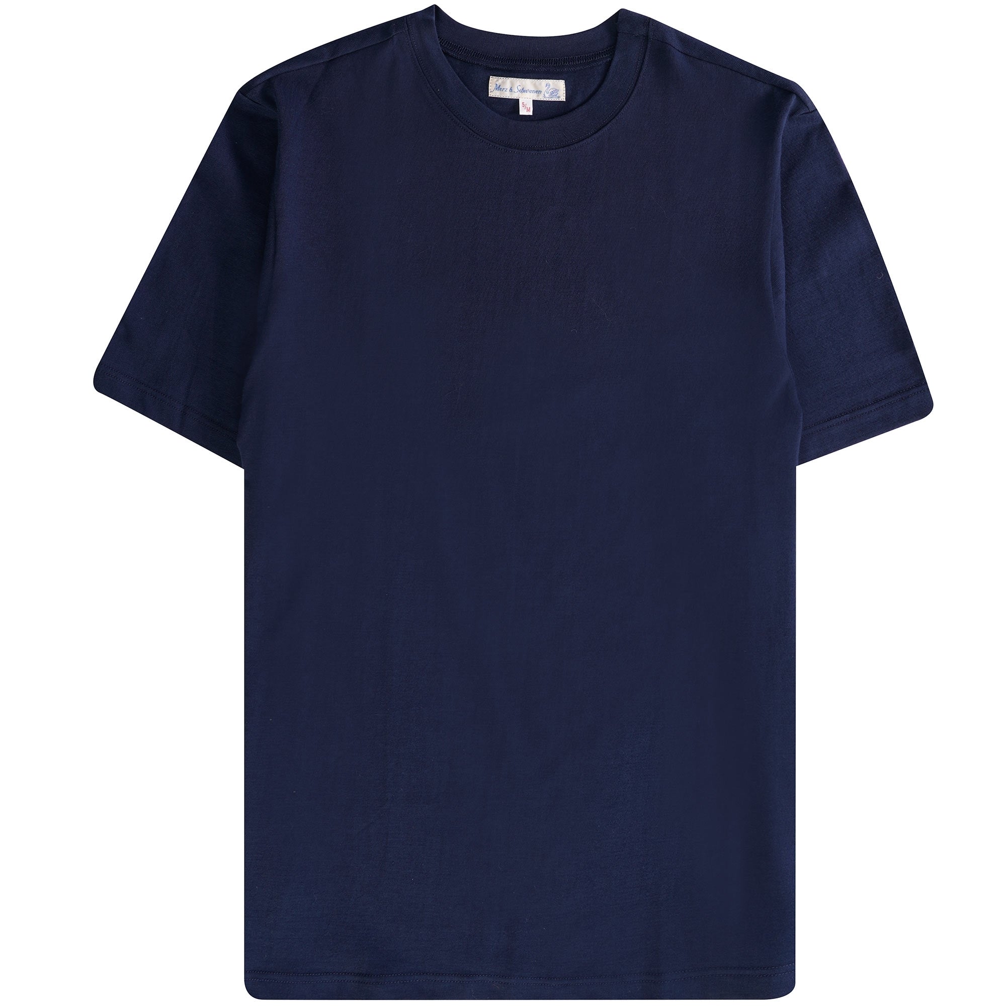 Merz b Schwanen Loopwheeled T-Shirt - Ink Blue