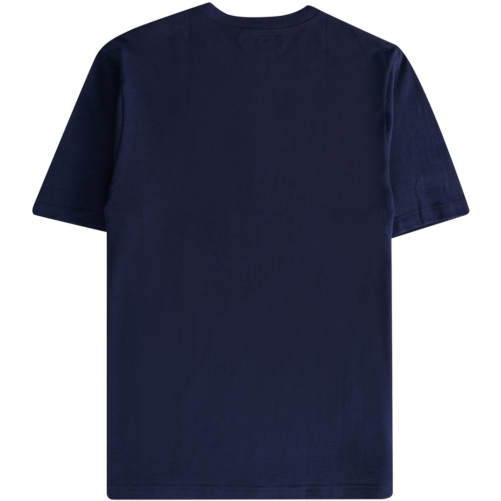 Merz b Schwanen Loopwheeled T-Shirt - Ink Blue