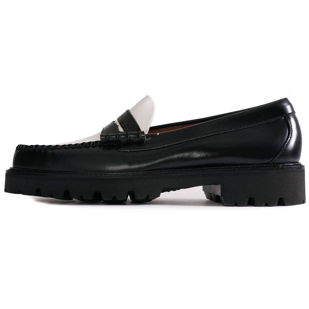 G.H. Bass Weejun 90s Larson Penny Loafers - Black/White