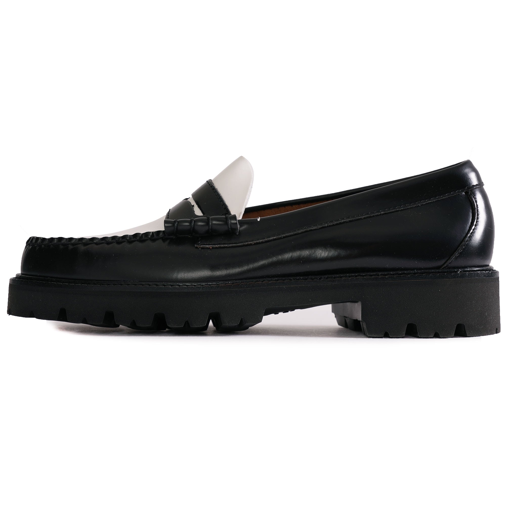 G.H. Bass Weejun 90s Larson Penny Loafers - Black/White