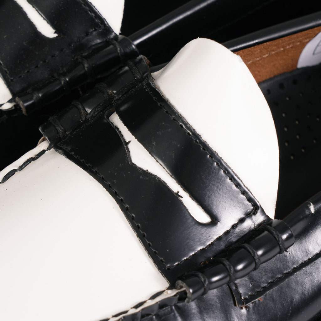 G.H. Bass Weejun 90s Larson Penny Loafers - Black/White
