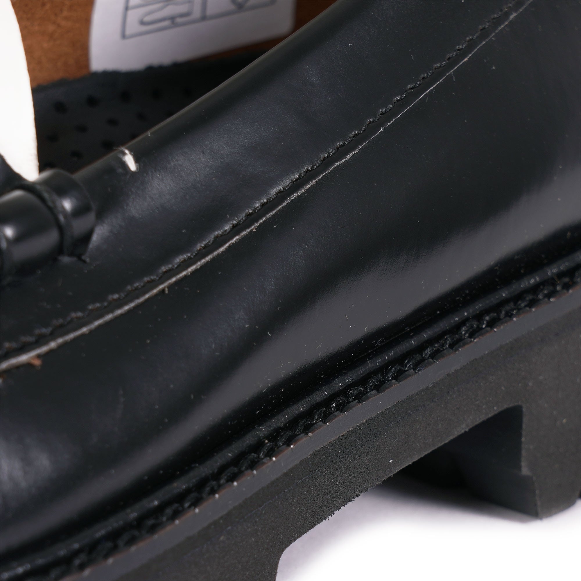 G.H. Bass Weejun 90s Larson Penny Loafers - Black/White