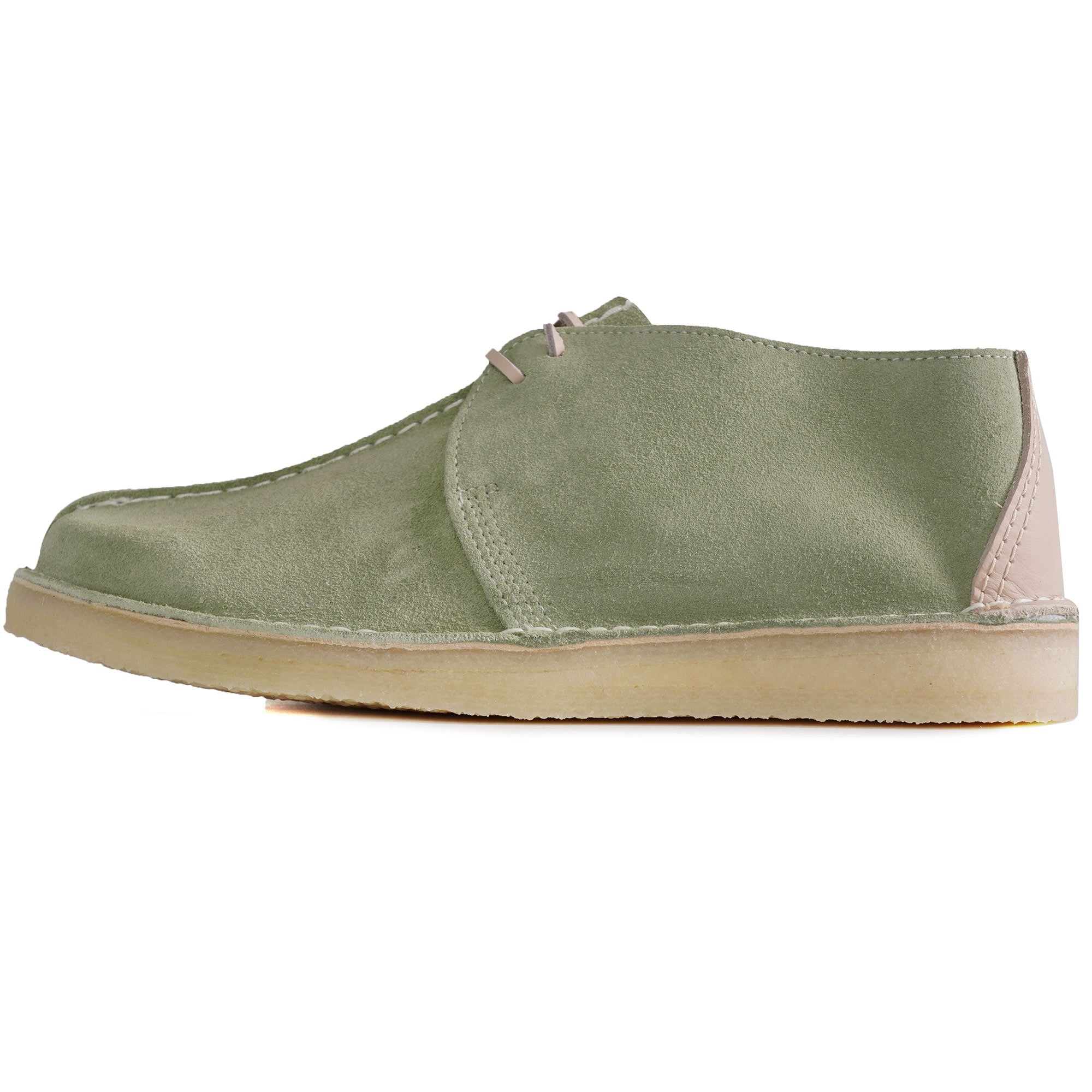 Clarks Originals Desert Trek Shoes - Pale Green
