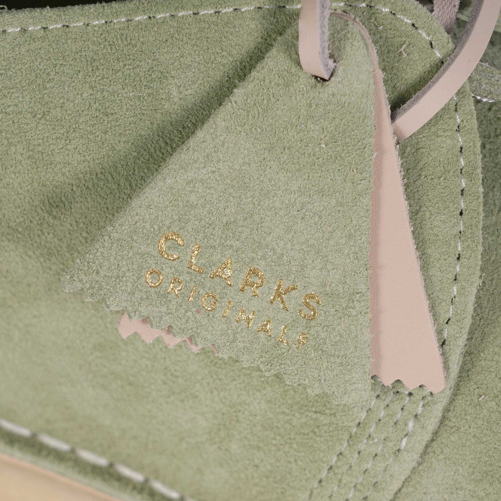 Clarks Originals Desert Trek Shoes - Pale Green