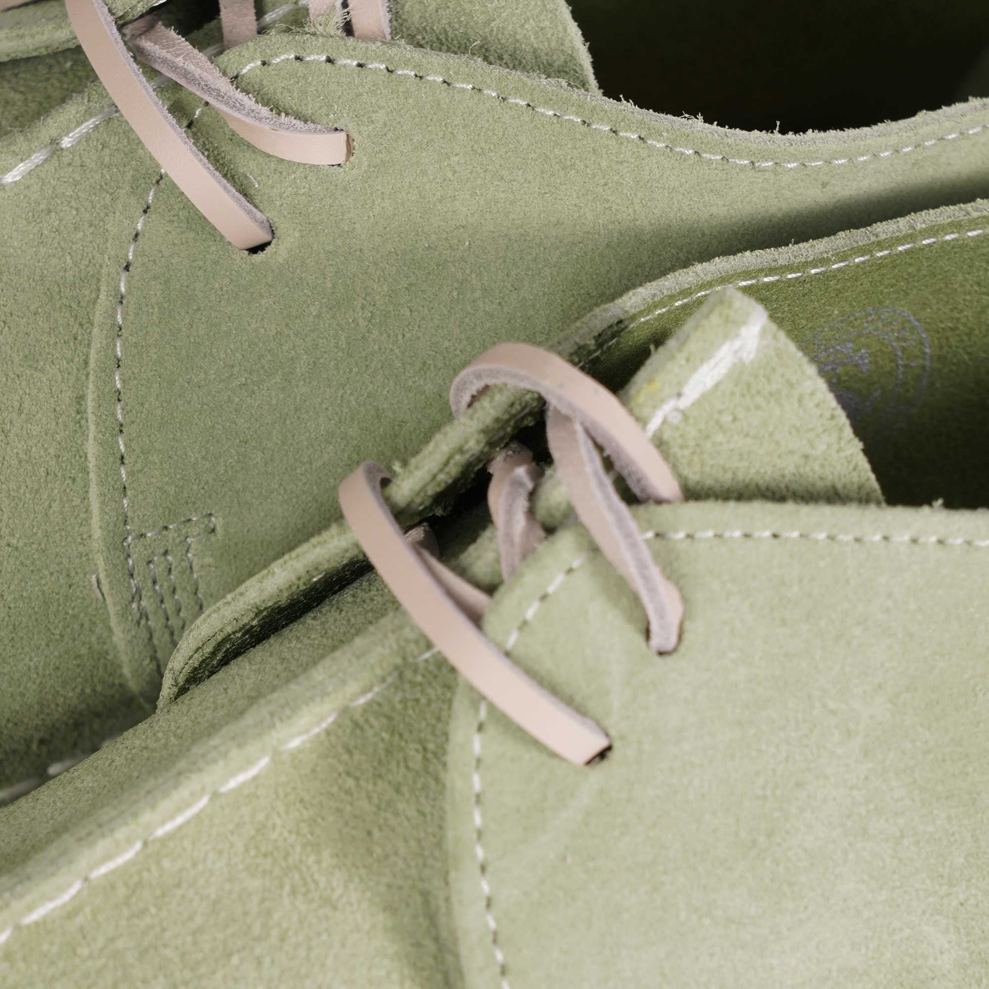 Clarks Originals Desert Trek Shoes - Pale Green