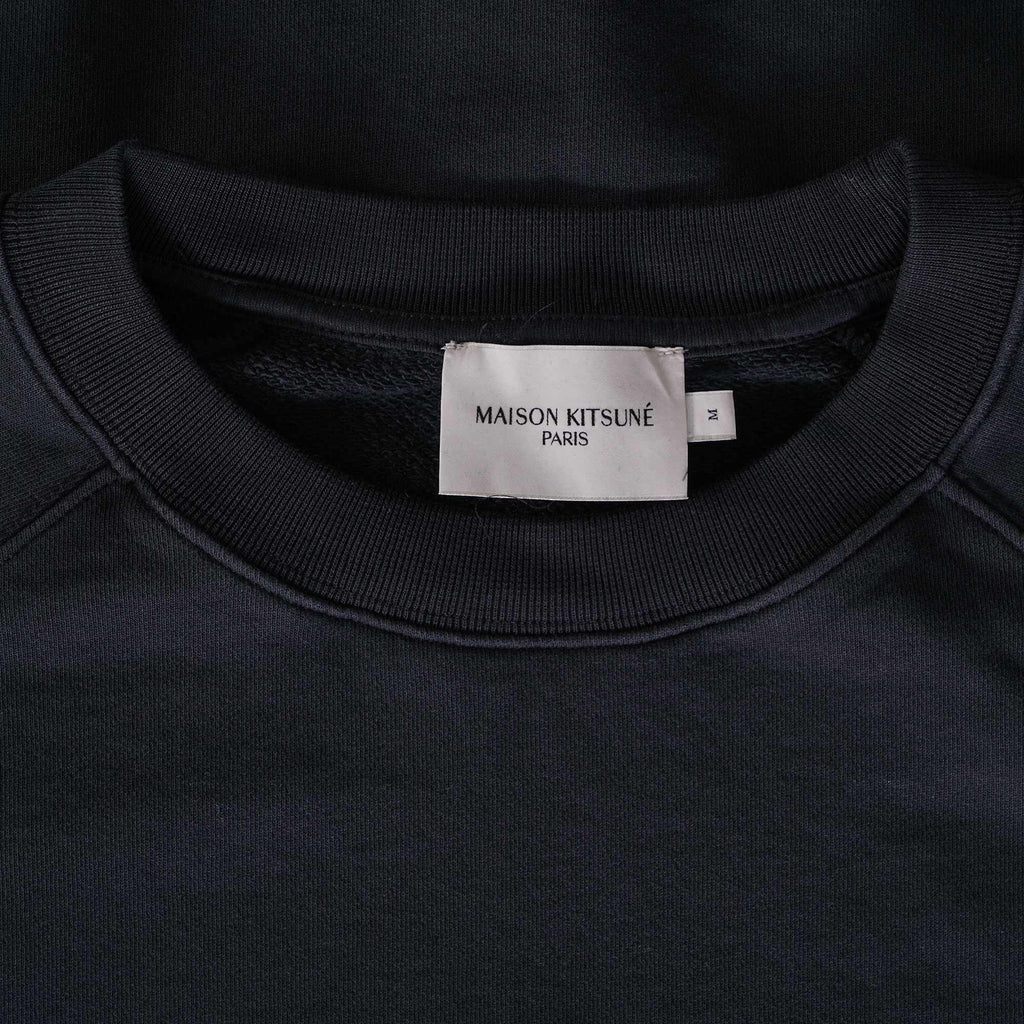 Maison Kitsune Handwriting Clean Sweatshirt - Anthracite