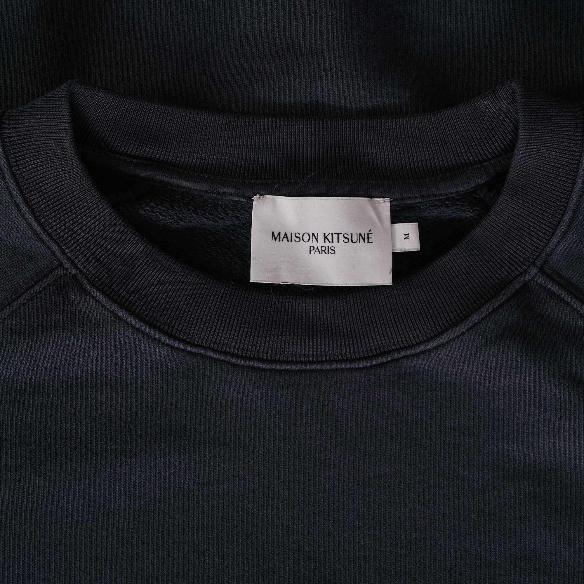 Maison Kitsune Handwriting Clean Sweatshirt - Anthracite