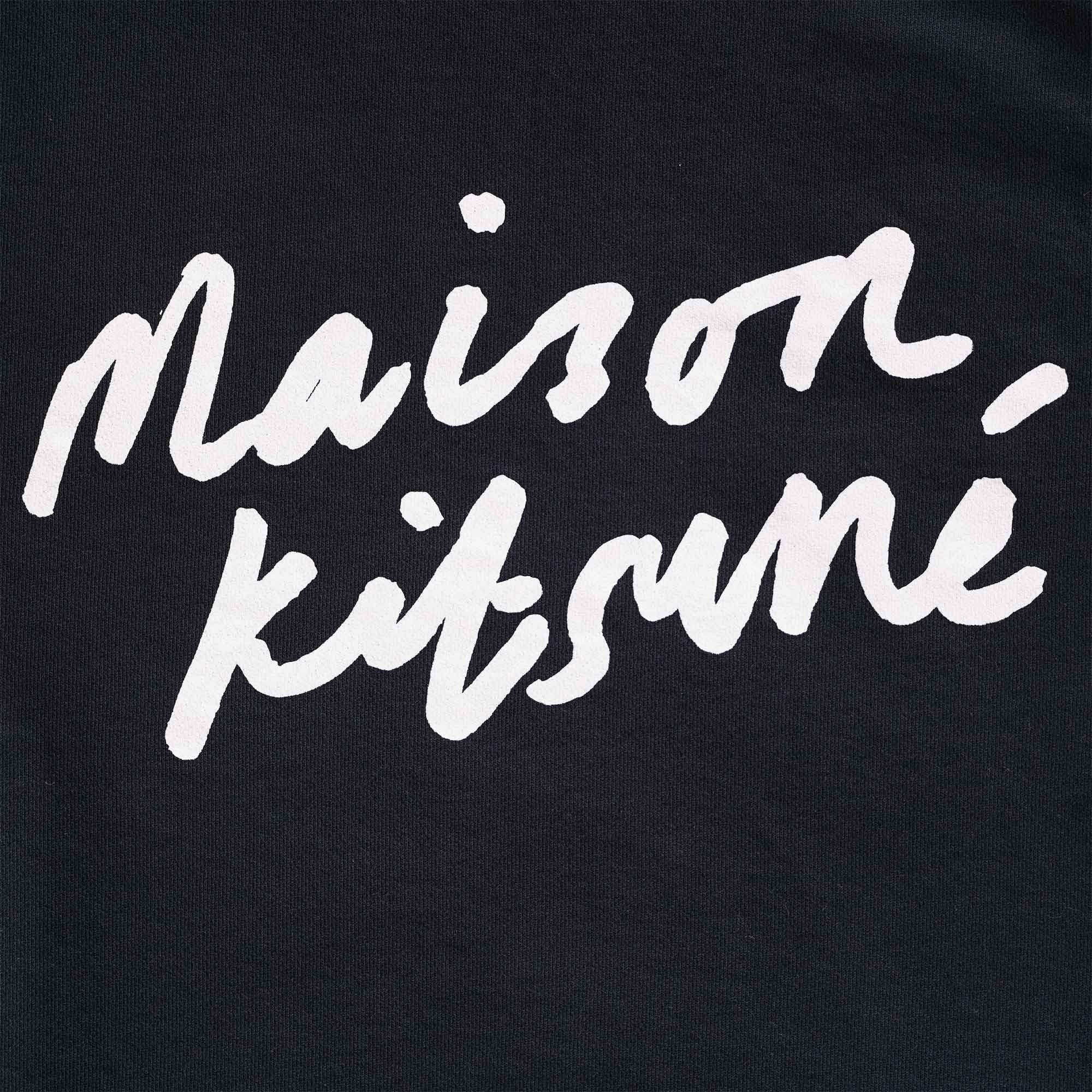 Maison Kitsune Handwriting Clean Sweatshirt - Anthracite