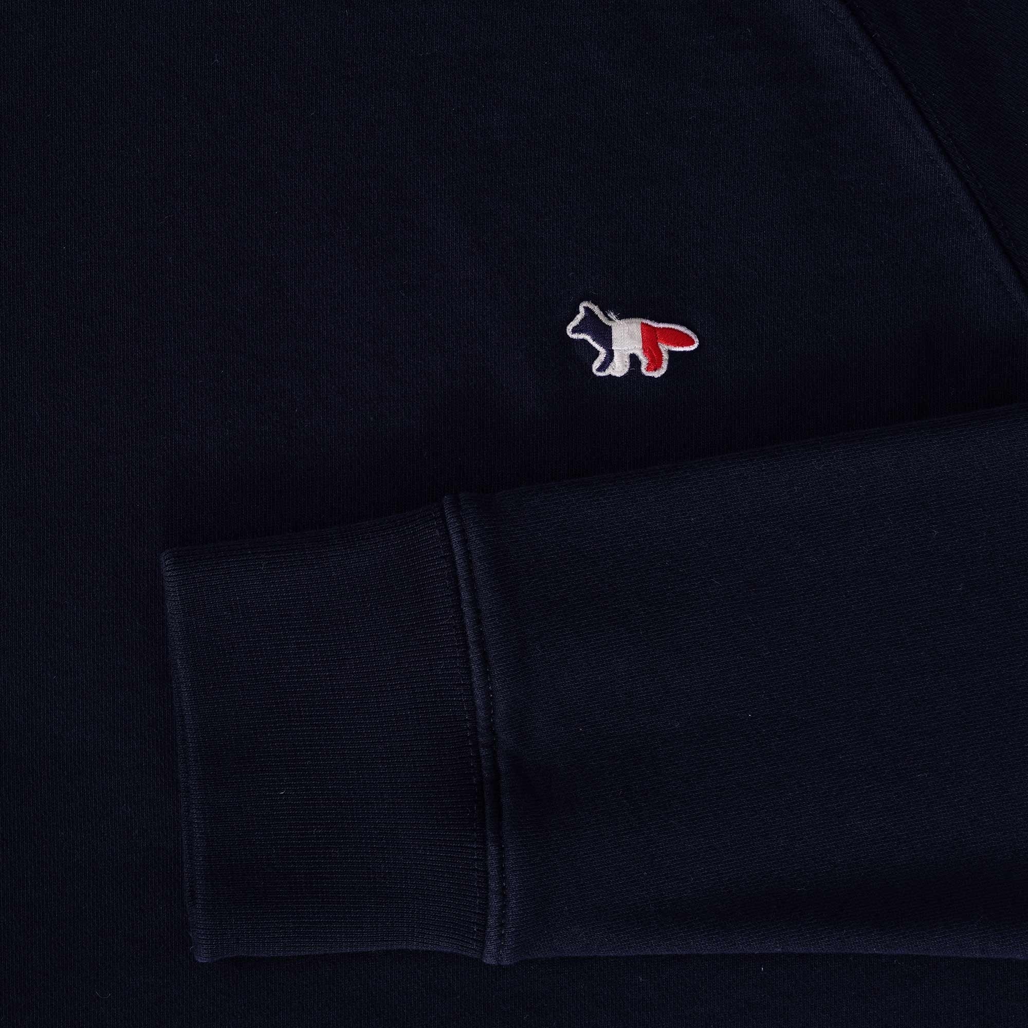 Maison Kitsune Tricolour Fox Patch Clean Sweatshirt - Navy