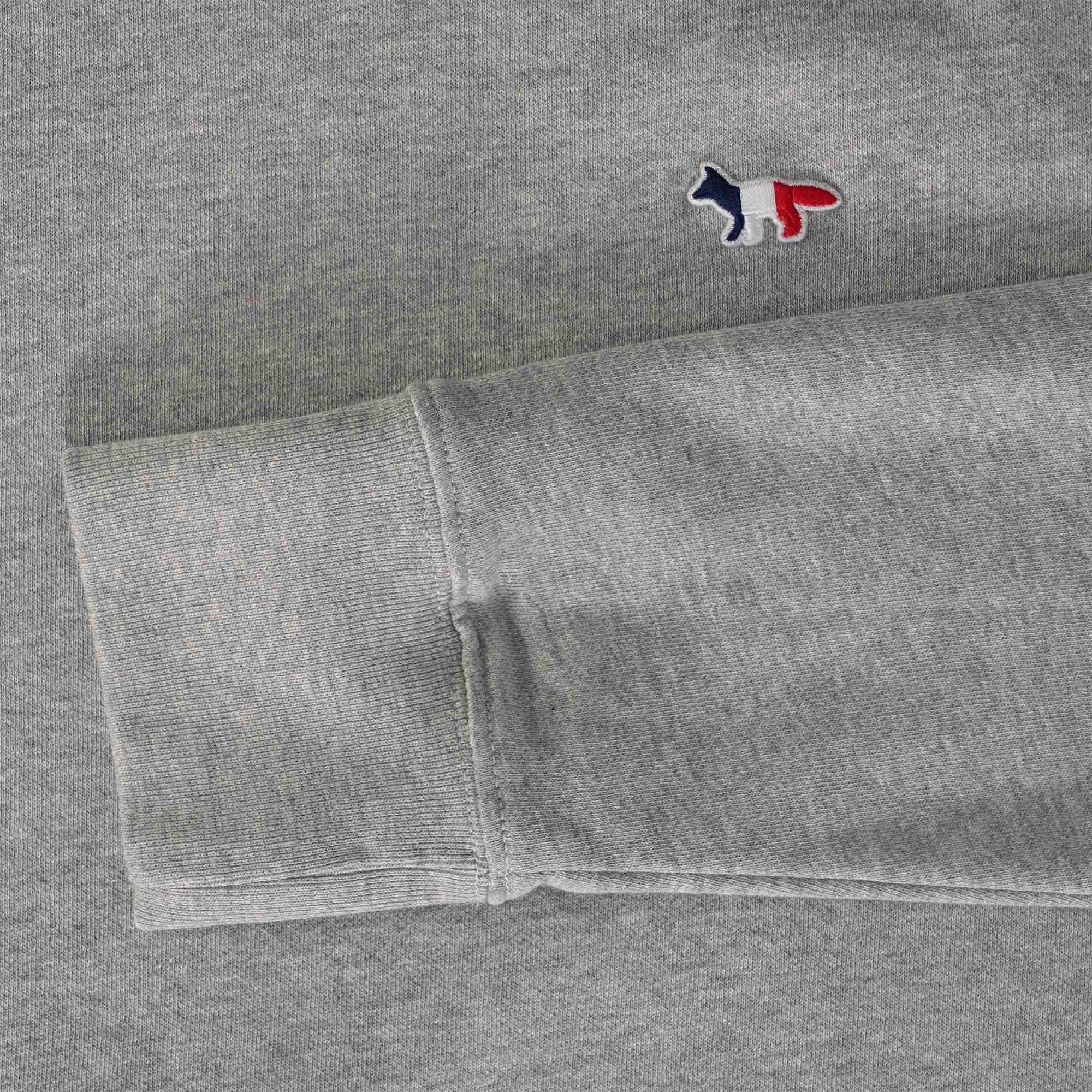 Maison Kitsune Tricolour Fox Patch Clean Sweatshirt - Grey