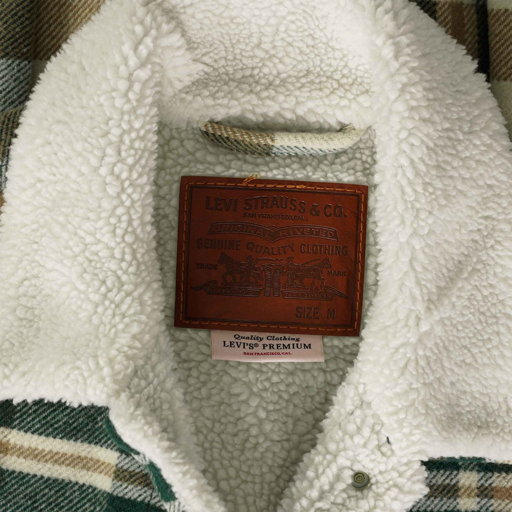 Levi's® Type 1 Sherpa Trucker Jacket - Plaid