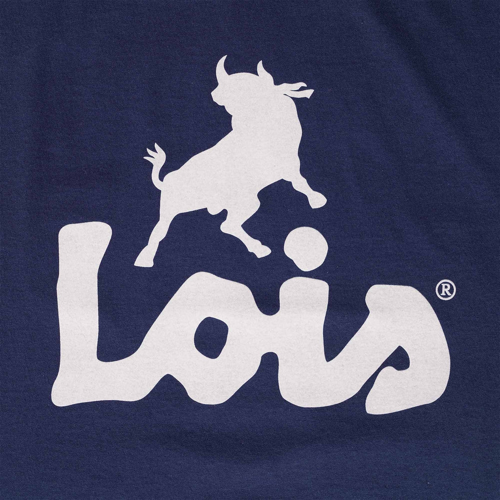 Lois Jeans Ringer Logo T-Shirt - Navy