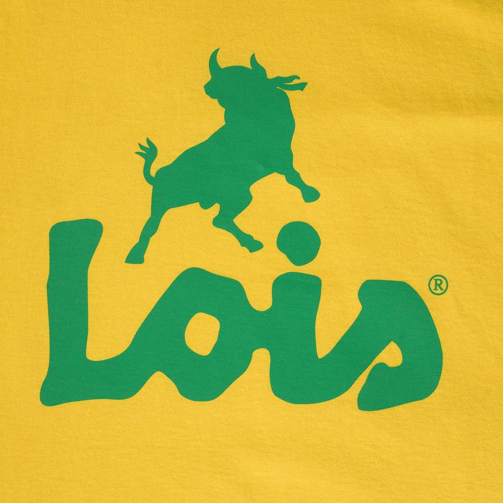 Lois Jeans Ringer Logo T-Shirt - Yellow