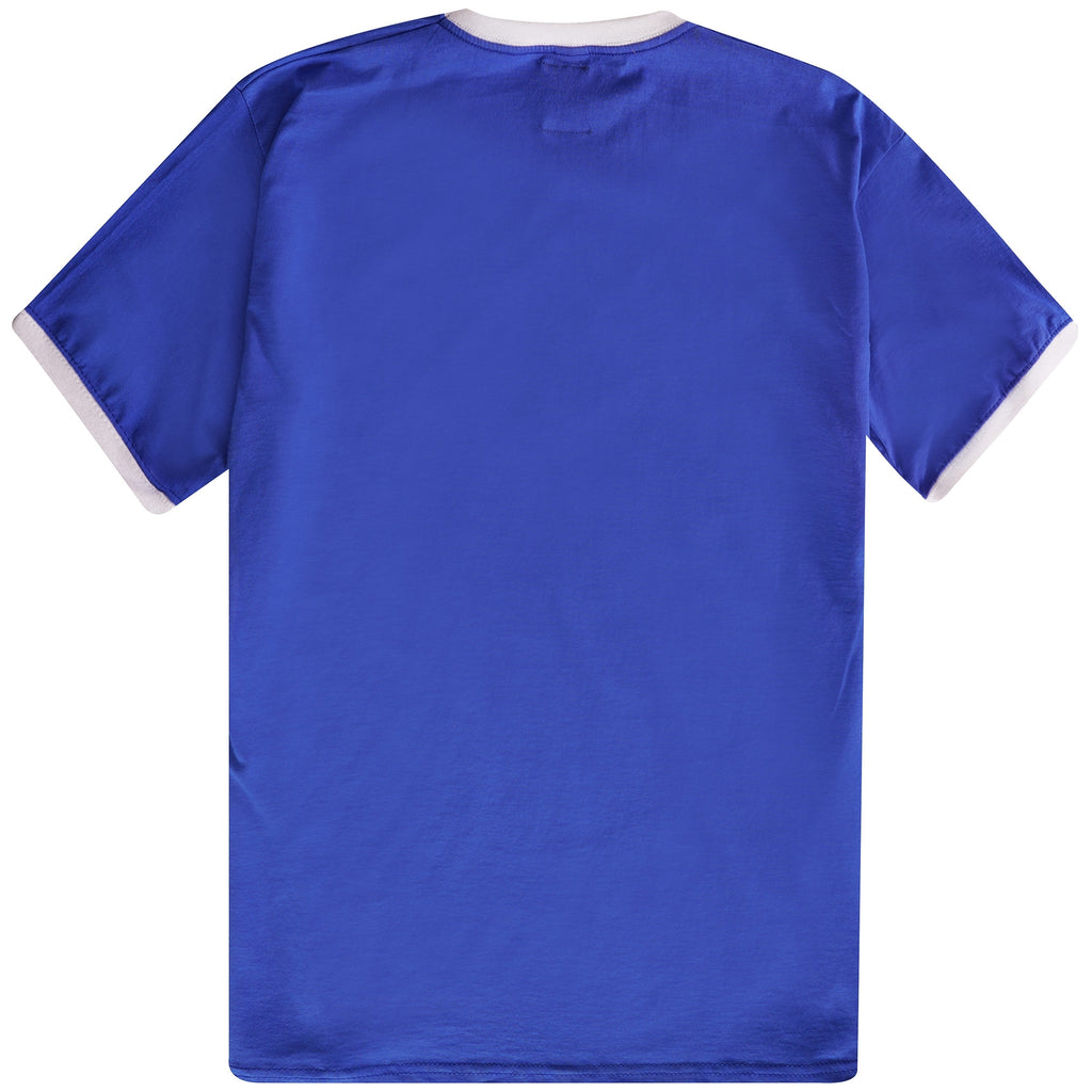 Lois Jeans Ringer Logo T-Shirt - Royal Blue