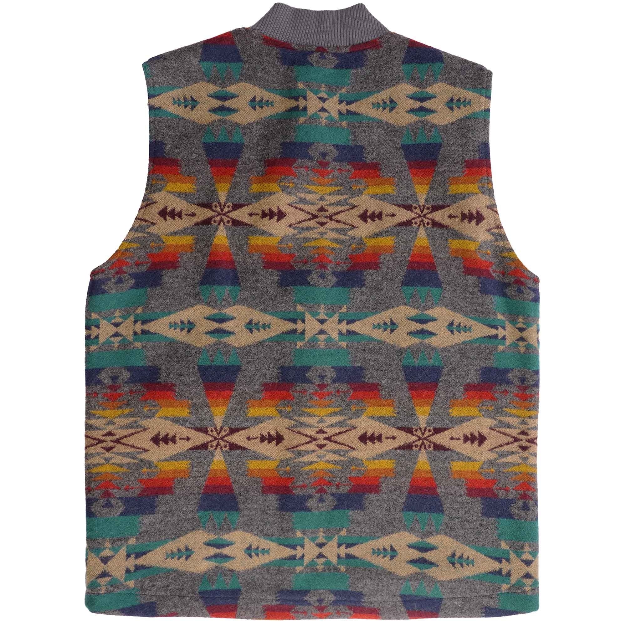 Pendleton Woolen Mills Quilted Zip Vest - Tuscon Grey
