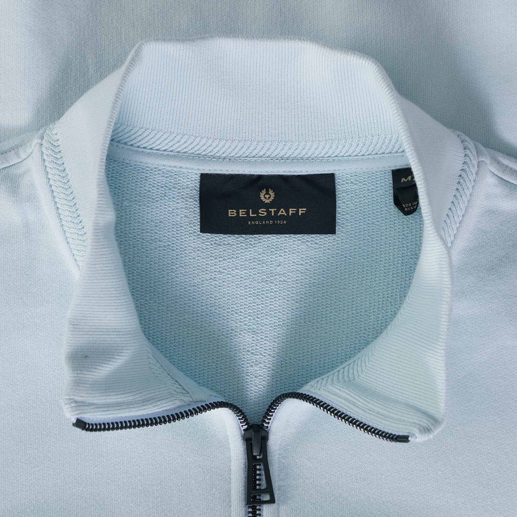 Belstaff Full Zip Sweatshirt - Sky Blue