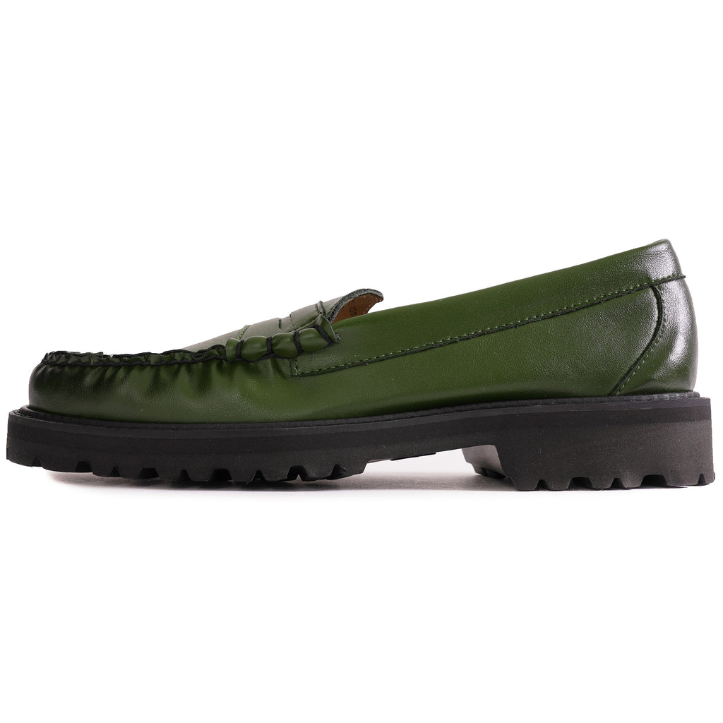 G.H. Bass Weejun Larson Penny Cactus Loafers - Dark Green