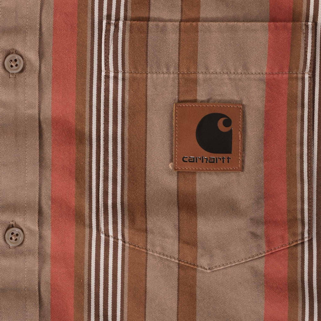 Carhartt WIP Long Sleeve Dorado Shirt - Leather
