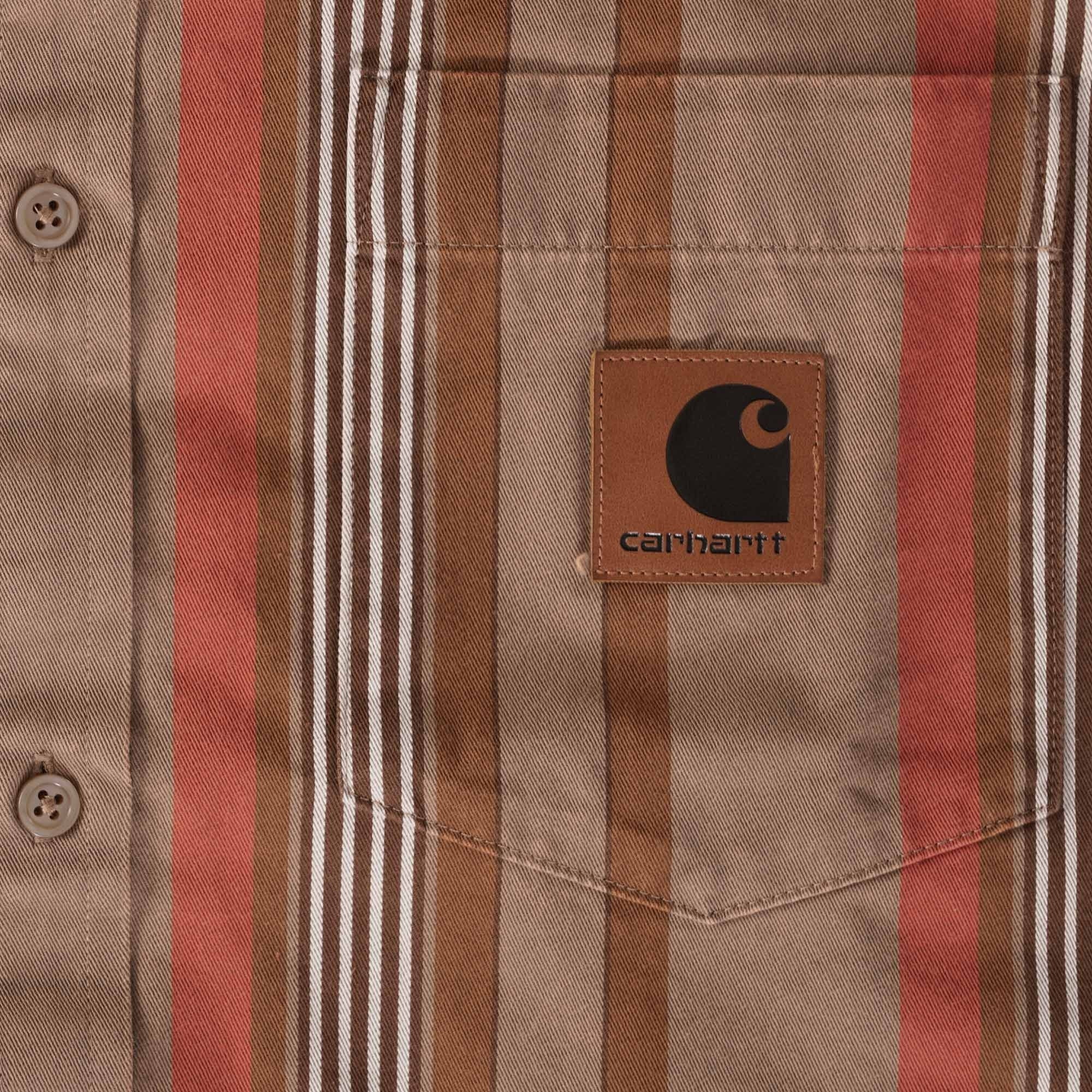 Carhartt WIP Long Sleeve Dorado Shirt - Leather