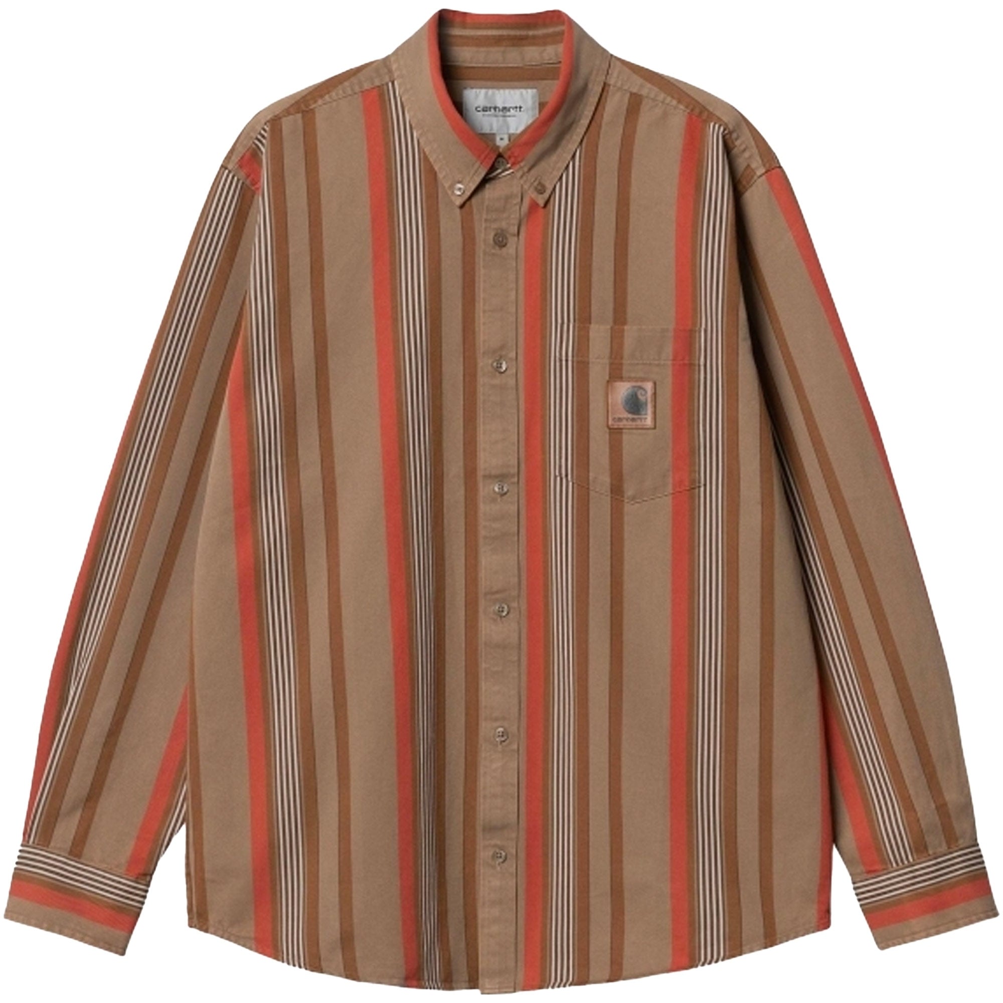 Carhartt WIP Long Sleeve Dorado Shirt - Leather