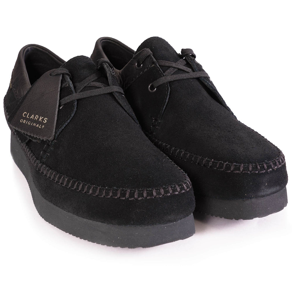 Clarks Originals Weaver Gore-Tex Suede Shoes - Black
