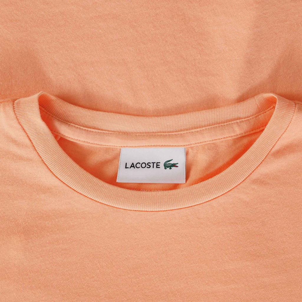 Lacoste Crew Neck Pima Cotton Jersey T-shirt - Orange