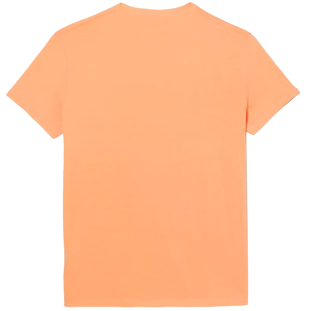 Lacoste Crew Neck Pima Cotton Jersey T-shirt - Orange