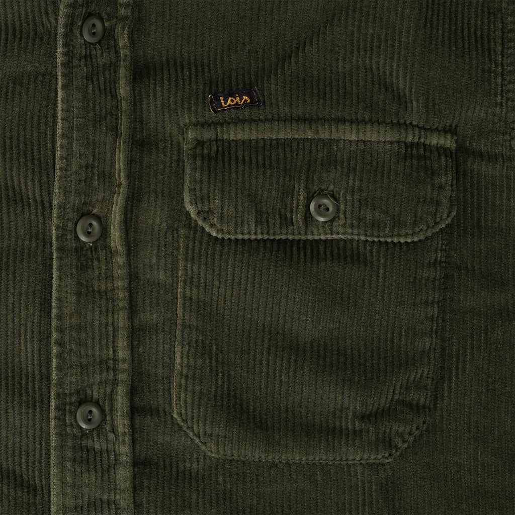 Lois Jeans Leo Corduroy Workshirt - Green Olive