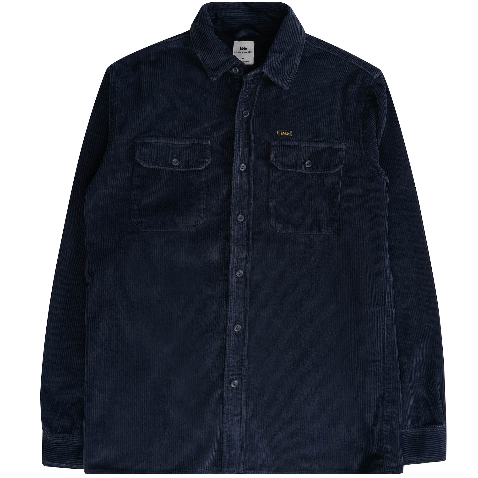 Lois Jeans Leo Corduroy Workshirt - Navy Blue