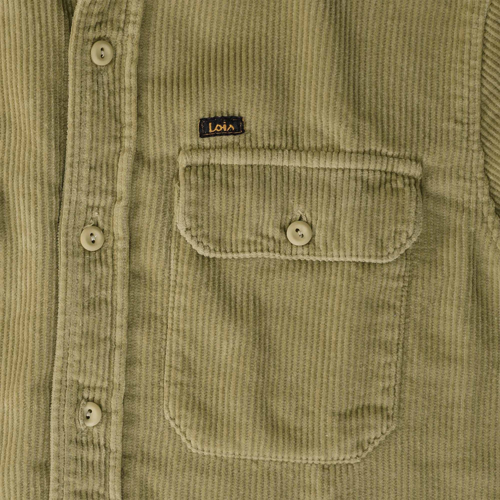 Lois Jeans Leo Corduroy Workshirt - Dark Sand