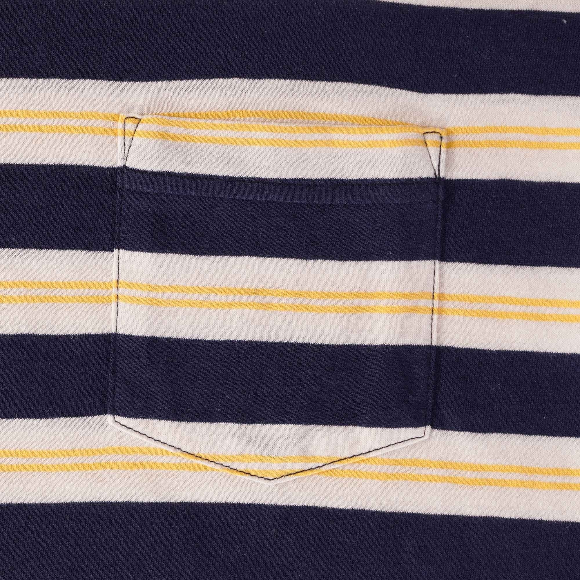 Armor Lux Short Sleeve Striped T-Shirt - Marine